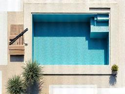 Sketch of a modern pool design